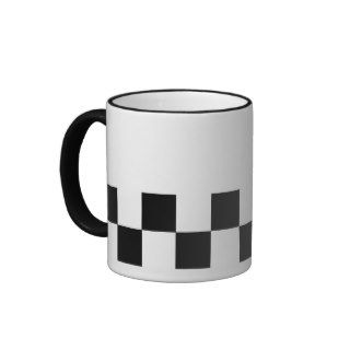 Black & White Check Mug