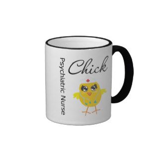 Psychiatric Nurse Chick v1 Coffee Mugs