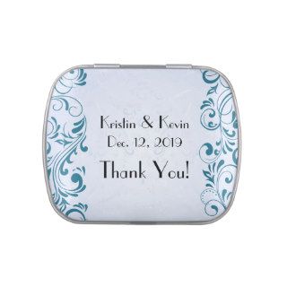 Wedding Reception Party Favor Jelly Belly Candy Tins