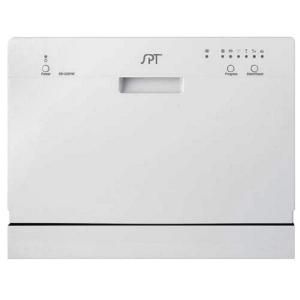 SPT Countertop Dishwasher in White with 6 wash cycles SD 2201W
