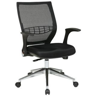 Pro Line II ProGrid Padded Black Mesh Executive Chair Office Star Products Ergonomic Chairs