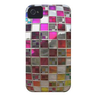 Rainbow Disco Ball Mirrors iPhone 4 Covers