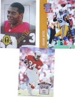 1994   NFL / Playoff   3 Football Vintage Trading Cards   Marcus Allen / Gary Clark / Jerome Bettis   Like New   Out of Production   Rare   Limited Edition   Collectible 