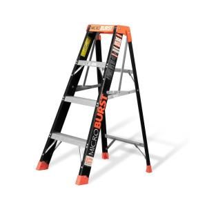 Little Giant Ladder MicroBurst 4 ft. Fiberglass Step Ladder with 300 lb. Load Capacity Type 1A Duty Rating 15700 001