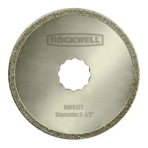 Rockwell Sonicrafter 2 1/2 in. Diamond Coated Saw Blade DISCONTINUED RW9127