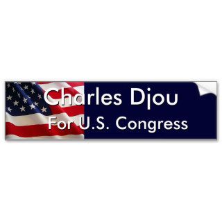 Charles Djou, For U.S. Congress Bumper Stickers