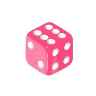 5mm Perfect Pink Dice Replacement Ball Body Piercing Rings Jewelry