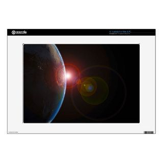 EARTH MORNING 688 SPACE PLANETS SUNRISE BEAUTY LAPTOP SKINS