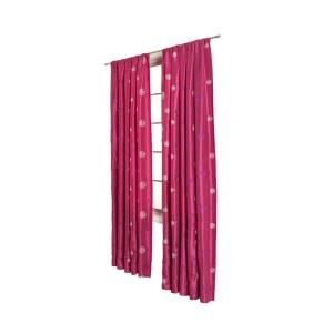Home Decorators Collection Cirque Pink/White Rod Pocket Curtain CIRHPI/WHT96RPP