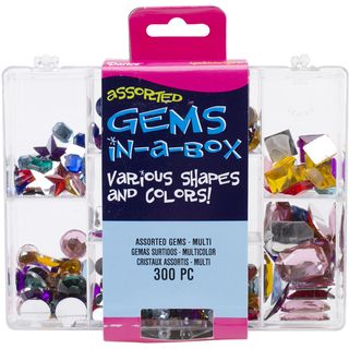 Gems In A Box 300/Pkg Multicolor Darice Bead & Jewelry Kits