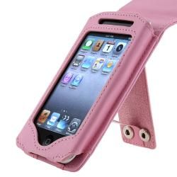 BasAcc Pink Leather Case for Apple iPod Touch 2nd/ 3rd Generation BasAcc Cases