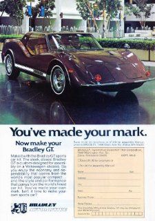 1976 Bradley GT Car Kit (RARE) Vintage Retro Magazine Advertising Vintage Ads  Prints  