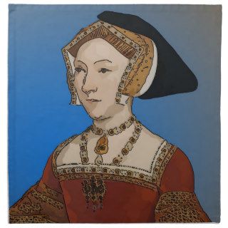 Jane Seymour Queen of Henry VIII Of England Napkins