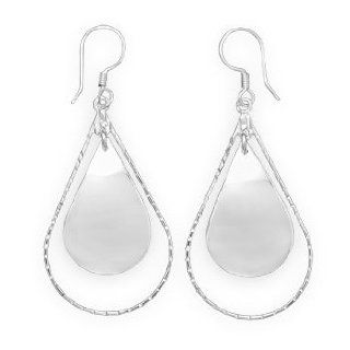 Double Pear Shape Drop Earrings Jewelry