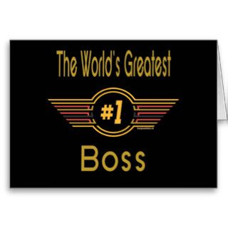 Great Gifts For Boss Card