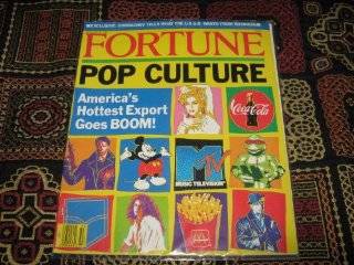 Fortune Magazine (POP CULTUREMadonna, Mickey Mouse, Coca Cola, McDonalds, December 31, 1990) MADONNA Books