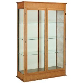 Varsity Series 791 Wood Frame Display Case, Carmel Oak Finish, Plaque Fabric Display Back  Sports Related Display Cases  Sports & Outdoors