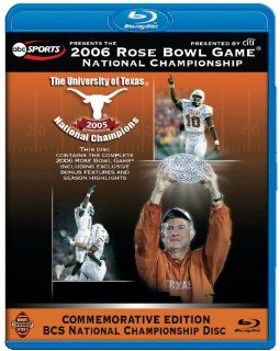 2006 Rose Bowl National Championship BD Vince Young, Texas Longhorns, Reggie Bush, Espn Movies & TV