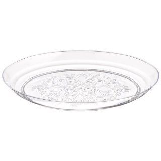 ScrollWare 611105 Disposable Plate, Clear, 5" Diameter (12 Sleeves of 20)