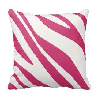 Zebra Design Choose Any Custom Color Pillow