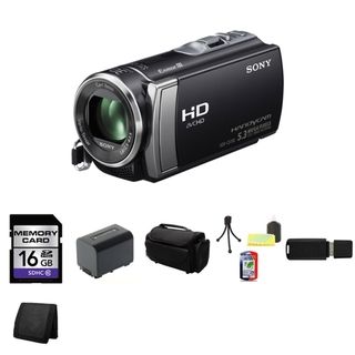 Sony HDR CX190 High Definition Handycam Black Camcorder 16GB Bundle Sony Digital Camcorders