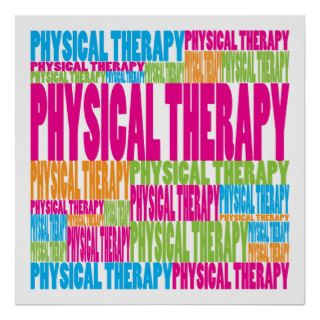 Colorful Physical Therapy Poster