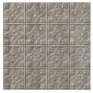 Fasade 4 ft. x 8 ft. Traditional 1 Galvanized Steel Wall Panel S50 30