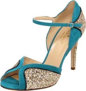 Kate Spade New York Women's Corinne Sandal,Teal,5.5 M US Shoes