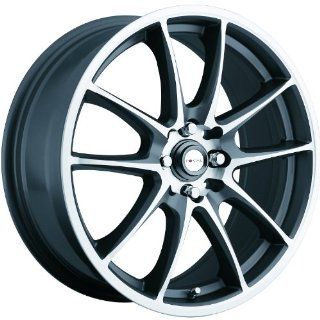 Focal F 10 17 Gray Wheel / Rim 4x100 & 4x4.5 with a 40mm Offset and a 73 Hub Bore. Partnumber 177 7703GN Automotive