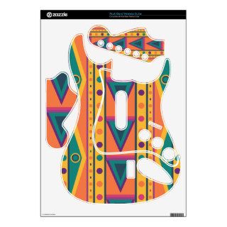 Colourful Native American Style Pattern Rock Band Guitar Skin
