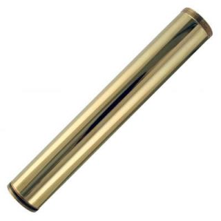 Westbrass 1 1/4 in. OD x 12 in. Threaded Tailpiece in Polished Brass DISCONTINUED WBD419 01