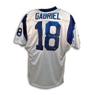 Roman Gabriel Signed Los Angeles Rams Throwback Jersey   69 MVP Sports Collectibles