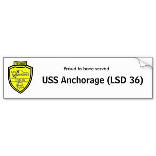 USS Anchorage (LSD 36) Bumper Sticker