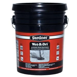 Gardner 4.75 Gal. Wet R Dri Roof Cement 0375 GA