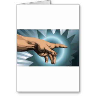 God's hand vector design cards