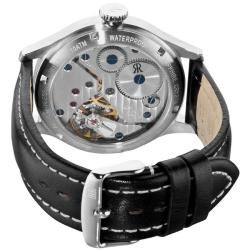 Revue Thommen Men's 'Air speed' Silver Face Mechanical Watch Men's More Brands Watches