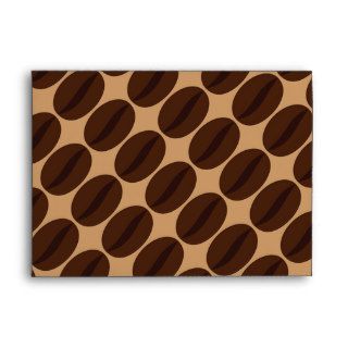 Cool Delicious coffee beans pattern Envelopes