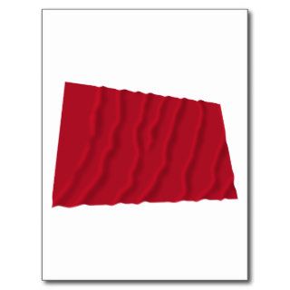 Waving Flag of the Alabama Red Rovers Post Card