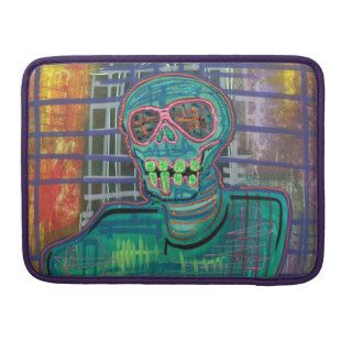 Psychedelic Skull Sleeve For MacBook Pro