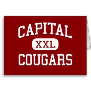 Capital   Cougars   High   Olympia Washington Cards