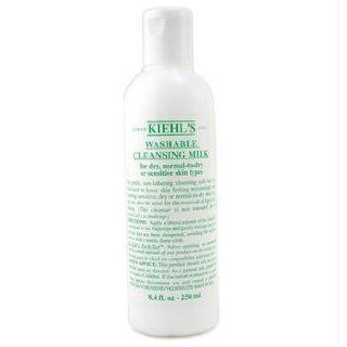 Kiehl's Washable Cleansing Milk ( For Dry, Normal to Dry or Sensitive Skin ) 8.4OZ  Facial Cleansing Products  Beauty