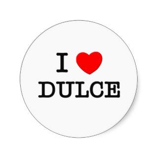 I Love Dulce Stickers