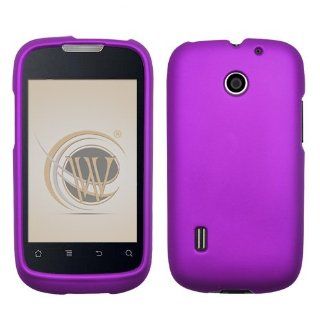 VMG Huawei Fusion U8652 Hard Phone Case Cover   PURPLE SF Matte Hard 2 Pc Plastic Snap On Case Cover for Huawei Fusion U8652 Cell Phone [by VANMOBILEGEAR] 