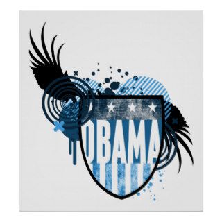 barack obama. hi fi stars & stripes. print