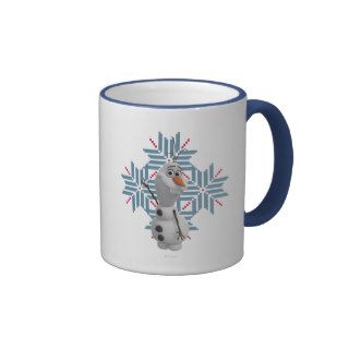 Olaf    Blue Snowflake Coffee Mugs