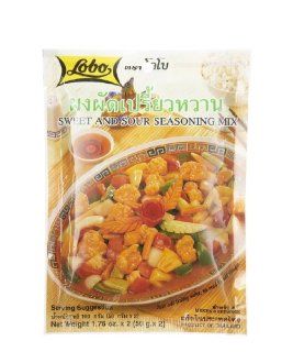 Lobo, Sweet and Sour Seasoning Mix Paste   1.76 Ounces  Curry Sauces  Grocery & Gourmet Food