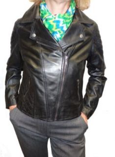 Tibor Design Asymmetrical Leather Jacket