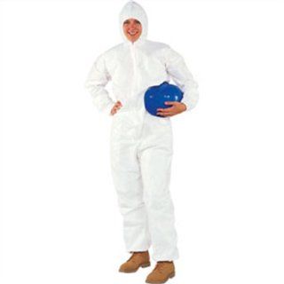 Kimberly Clark 49115 A20 Coveralls w/ Hood, 2XL, 24/Case Science Lab Coveralls