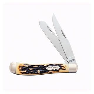 Schrade Uncle Henry's Pro Trapper, Staglon, 2 Blades Sports & Outdoors