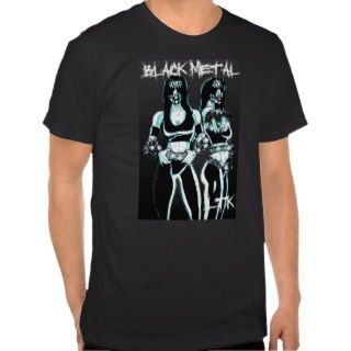 Black Metal Women Tee Shirts
